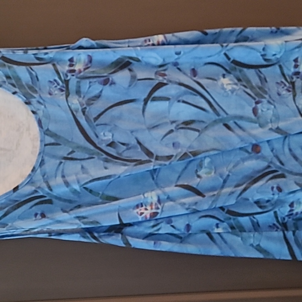 Women's tank top blue size L-XL